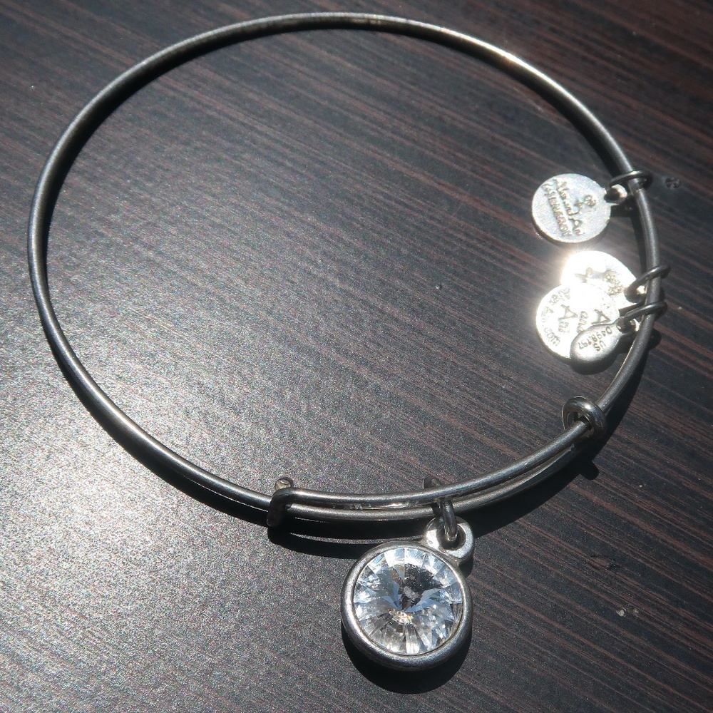 Clear stone Alex and Ani